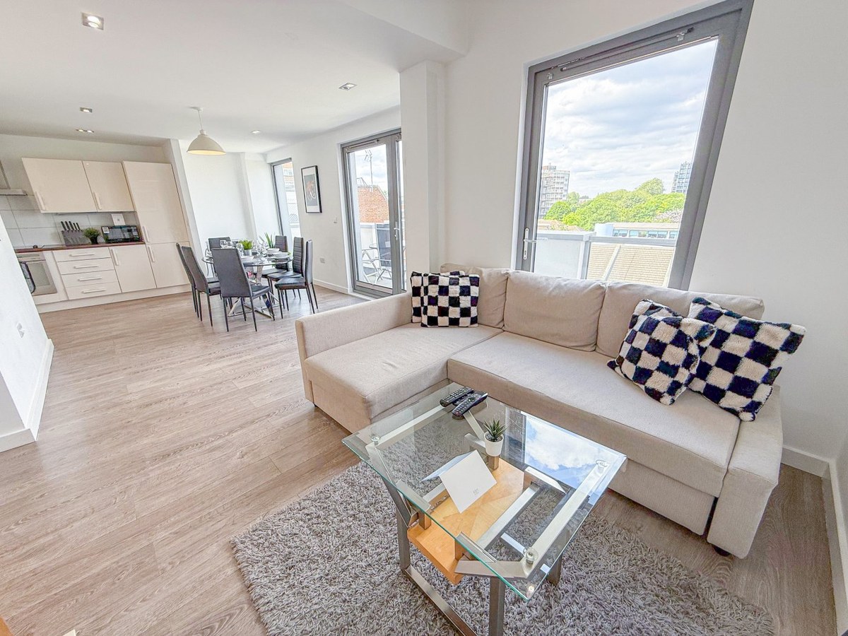 Living room in Hoxton